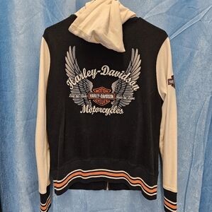 Harley-Davidson zipper hooded jacket women's size XL